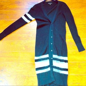 Striped Button Cardigan